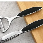 Set 2 curatatoare/ peeler profesionale legume si fructe din otel inoxidabil, modele Y si I